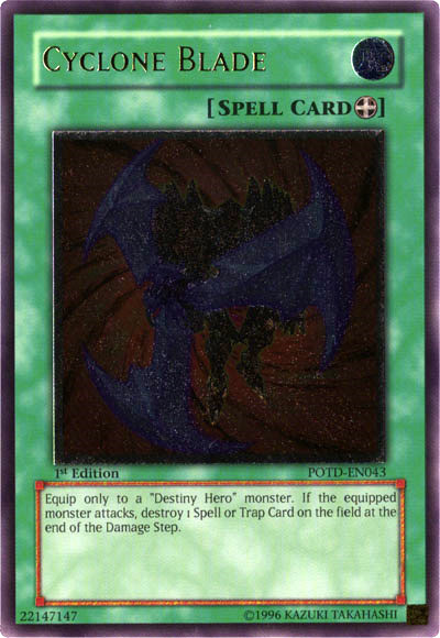 Cyclone Blade, Power of the Duelist · POTD-EN043