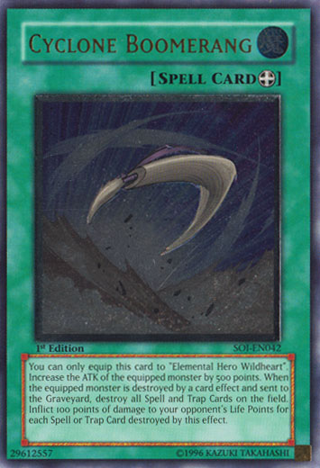 Cyclone Boomerang, Shadow of Infinity · SOI-EN042