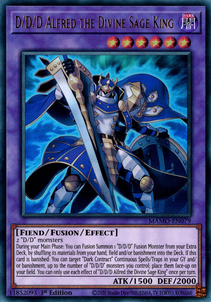 D/D/D Alfred the Divine Sage King, Magnificent Monsters · MAMO-EN079