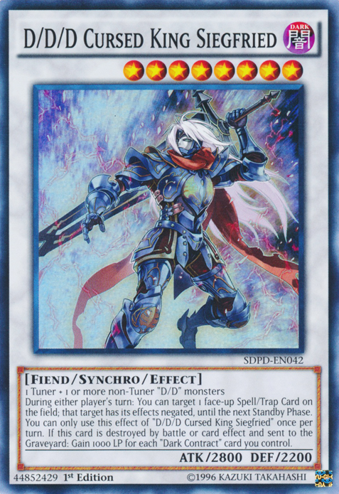 D/D/D Cursed King Siegfried, Pendulum Domination Structure Deck · SDPD-EN042