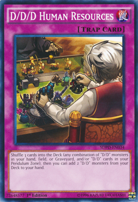 D/D/D Human Resources, Pendulum Domination Structure Deck · SDPD-EN034
