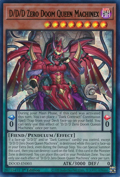 D/D/D Zero Doom Queen Machinex, Doom of Dimensions · DOOD-EN003