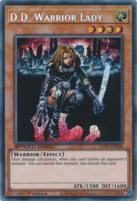 D.D. Warrior Lady, Speed Duel GX: Duel Academy Box · SGX1-ENE04