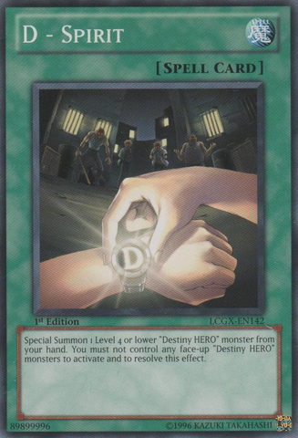 D - Spirit, Legendary Collection 2: The Duel Academy Years Mega Pack · LCGX-EN142