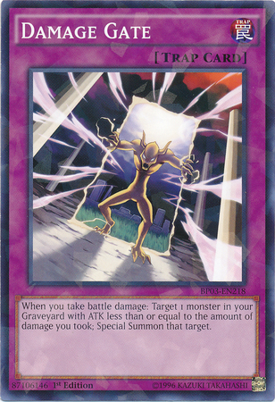 Damage Gate, Battle Pack 3: Monster League · BP03-EN218