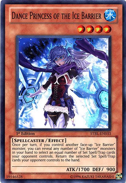 Dance Princess of the Ice Barrier, Starstrike Blast Sneak Peek Participation Card · STBL-EN033