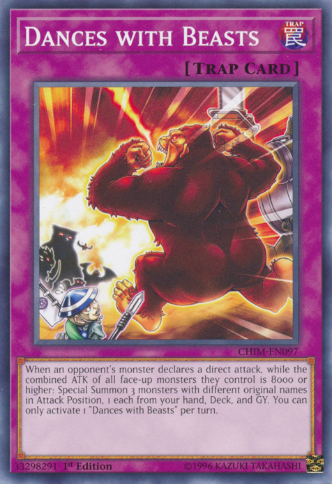 Dances with Beasts, Chaos Impact Sneak Peek Participation Card · CHIM-EN097