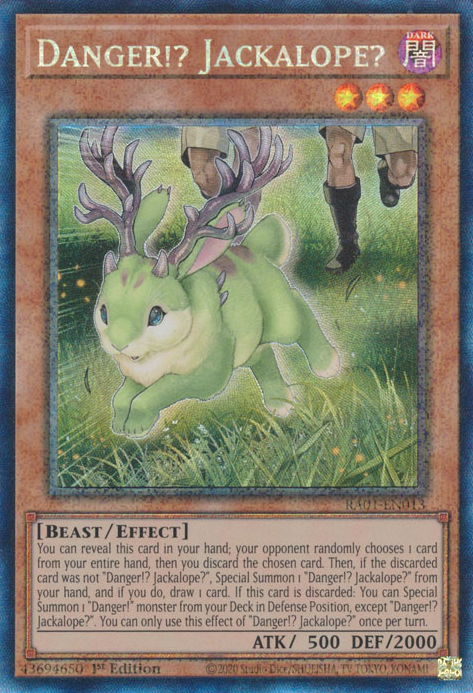 Danger!? Jackalope?, 25th Anniversary Rarity Collection · RA01-EN013