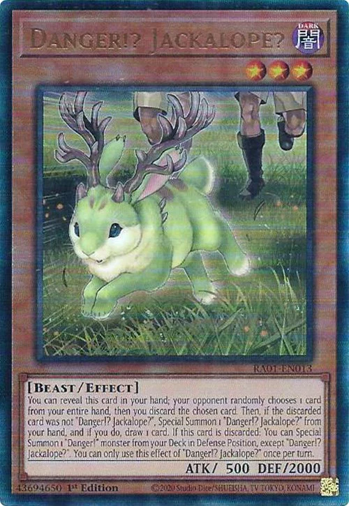 Danger!? Jackalope?, 25th Anniversary Rarity Collection · RA01-EN013
