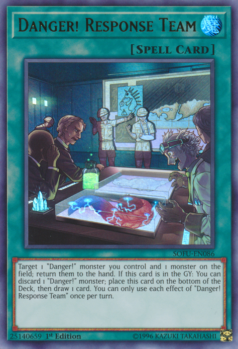Danger! Response Team, Soul Fusion Sneak Peek Participation Card · SOFU-EN086