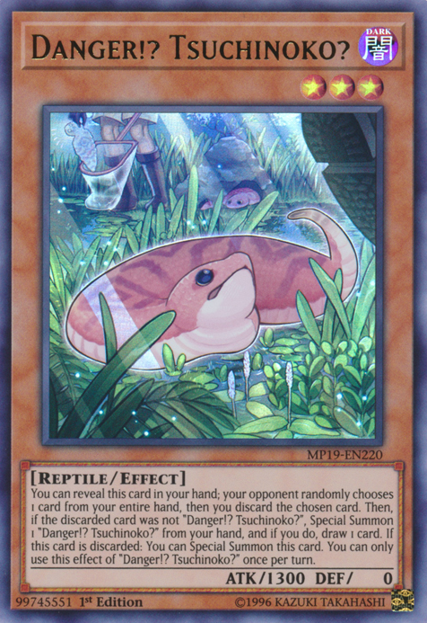 Danger!? Tsuchinoko?, 2019 Gold Sarcophagus Tin Mega Pack · MP19-EN220