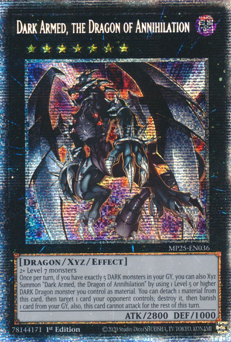Dark Armed, the Dragon of Annihilation, 2025 Mega-Pack Tin · MP25-EN036