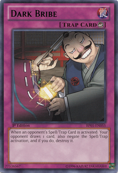 Dark Bribe, Battle Pack: Epic Dawn · BP01-EN055