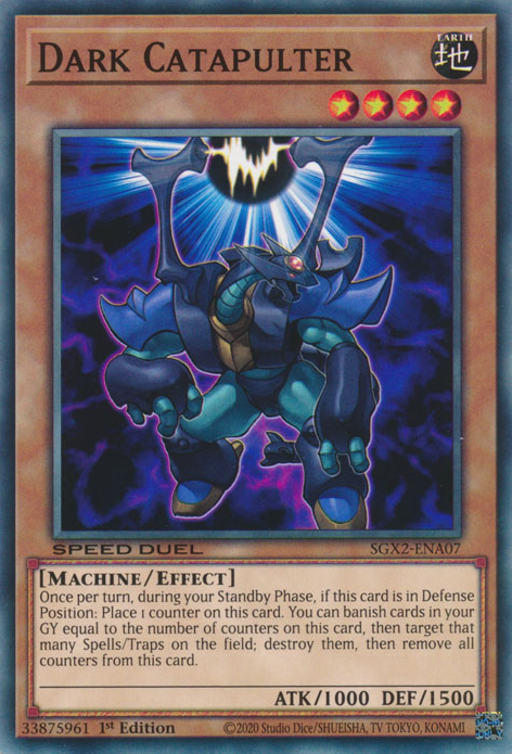 Dark Catapulter, Speed Duel GX: Midterm Paradox · SGX2-ENA07