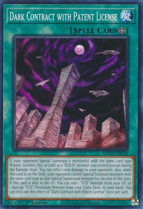 Dark Contract with Patent License, 25th Anniversary Tin: Dueling Heroes Mega Pack · MP23-EN030