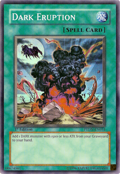 Dark Eruption, Phantom Darkness Sneak Peek Participation Card · PTDN-EN054