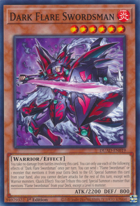 Dark Flare Swordsman, Duelist's Advance · DUAD-EN019