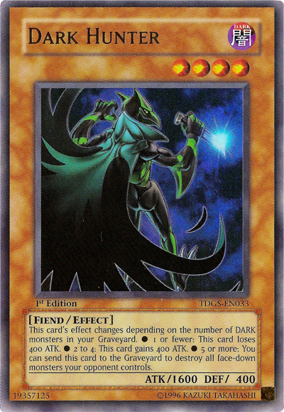 Dark Hunter, The Duelist Genesis Sneak Peek Participation Card · TDGS-EN033