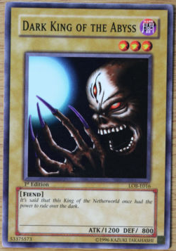 Dark King of the Abyss, Legend of Blue Eyes White Dragon · LOB-E016