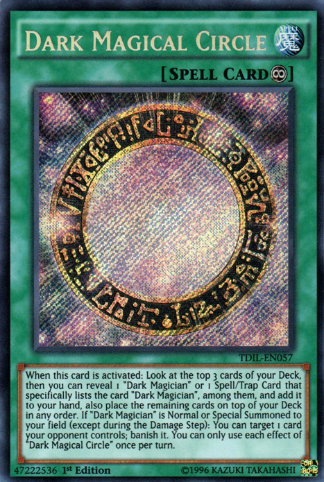 Dark Magical Circle, The Dark Illusion Sneak Peek Participation Card · TDIL-EN057