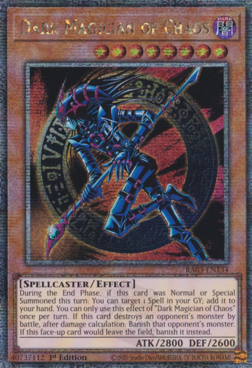 Dark Magician of Chaos, Quarter Century Bonanza · RA03-EN134