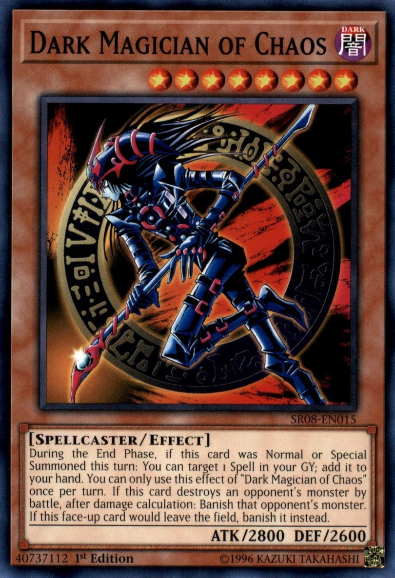 Dark Magician of Chaos, Structure Deck: Order of the Spellcasters · SR08-EN015