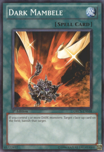 Dark Mambele, Order of Chaos Sneak Peek Participation Card · ORCS-EN058