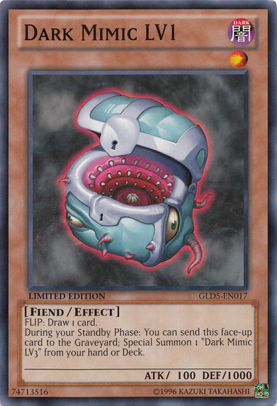 Dark Mimic LV1, Gold Series: Haunted Mine · GLD5-EN017