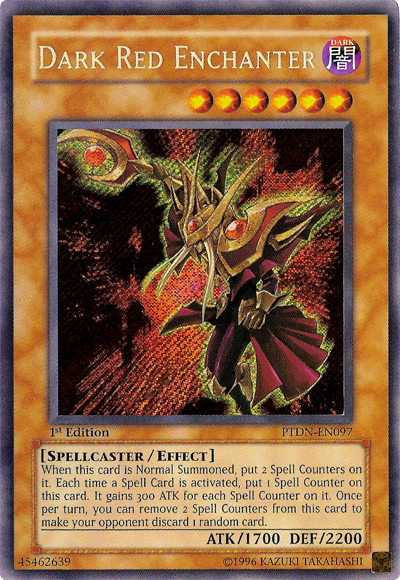Dark Red Enchanter, Phantom Darkness Sneak Peek Participation Card · PTDN-EN097