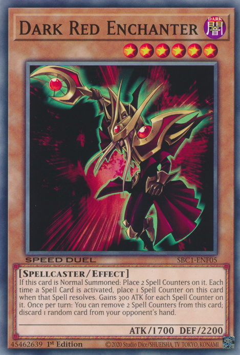 Dark Red Enchanter, Speed Duel: Streets of Battle City · SBC1-ENF05