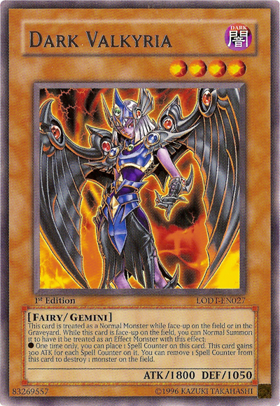Dark Valkyria, Light of Destruction Sneak Peek Participation Card · LODT-EN027