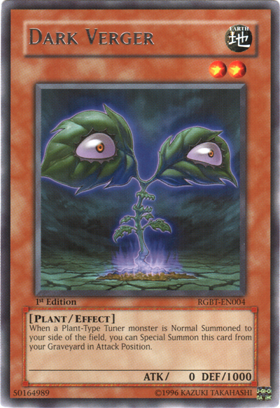Dark Verger, Duelist Pack Collection Tin 2009 · RGBT-EN004