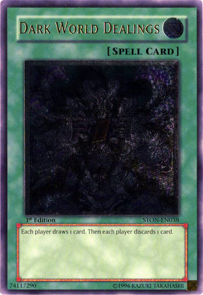 Dark World Dealings, Strike of Neos Sneak Peek Participation Card · STON-EN038