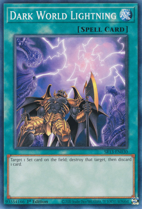 Dark World Lightning, Structure Deck: Dark World · SR13-EN030