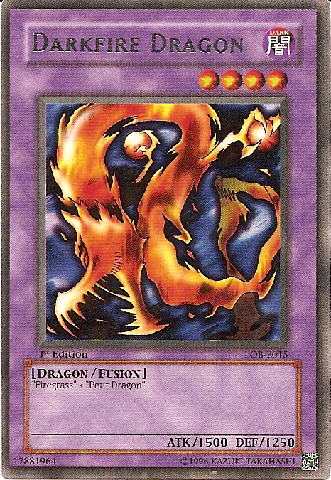 Darkfire Dragon, Legend of Blue Eyes White Dragon · LOB-E015