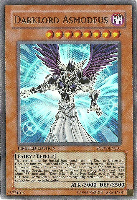 Darklord Asmodeus, Yu-Gi-Oh! Championship Series 2010 Prize Cards · YCSW-EN001
