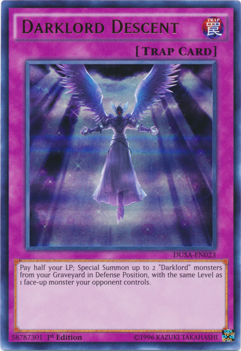 Darklord Descent, Duelist Saga · DUSA-EN023