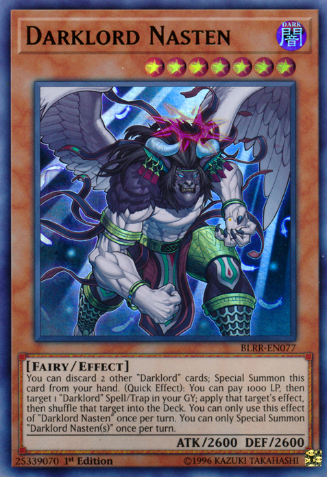 Darklord Nasten, Battles of Legend: Relentless Revenge · BLRR-EN077