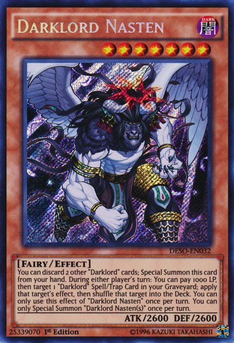 Darklord Nasten, Destiny Soldiers · DESO-EN032