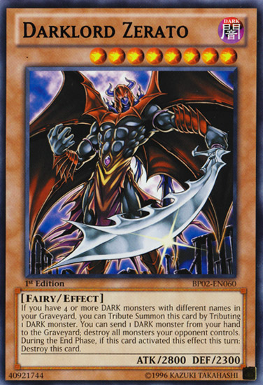 Darklord Zerato, Battle Pack 2: War of the Giants · BP02-EN060