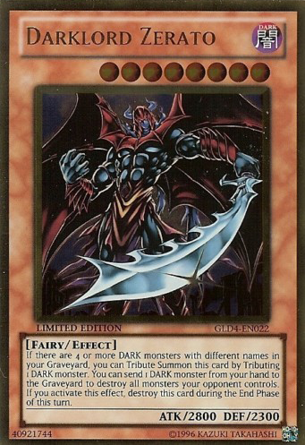 Darklord Zerato, Gold Series 4: Pyramids Edition · GLD4-EN022