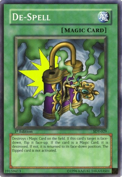 De-Spell, Summoned Skull Sample promotional card · SDY-029