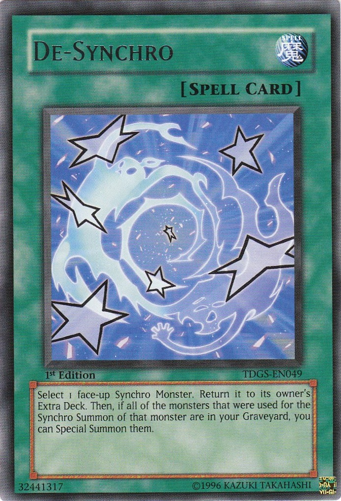 De-Synchro, The Duelist Genesis Sneak Peek Participation Card · TDGS-EN049