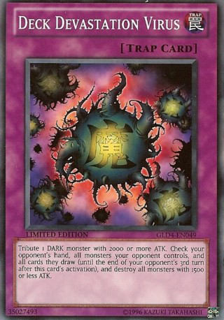 Deck Devastation Virus, Gold Series 4: Pyramids Edition · GLD4-EN049
