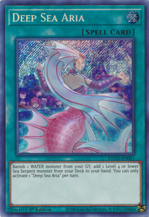 Deep Sea Aria, Eternity Code Premiere! promotional card · ETCO-EN061
