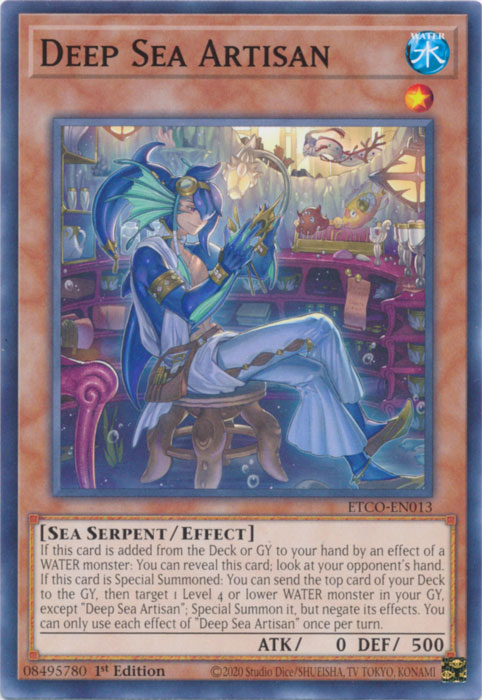 Deep Sea Artisan, Eternity Code Premiere! promotional card · ETCO-EN013