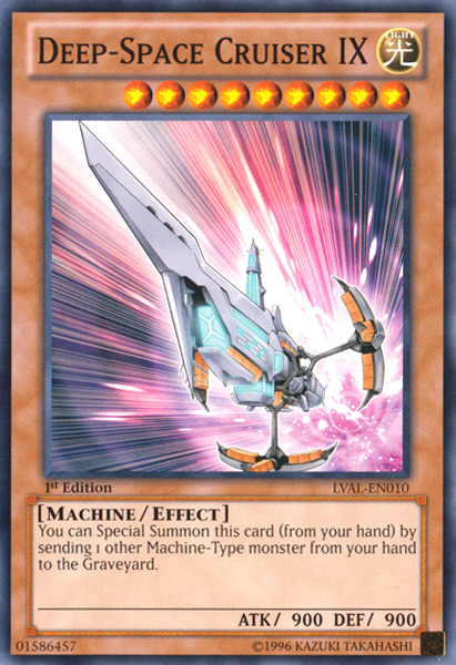 Deep-Space Cruiser IX, Legacy of the Valiant Sneak Peek Participation Card · LVAL-EN010