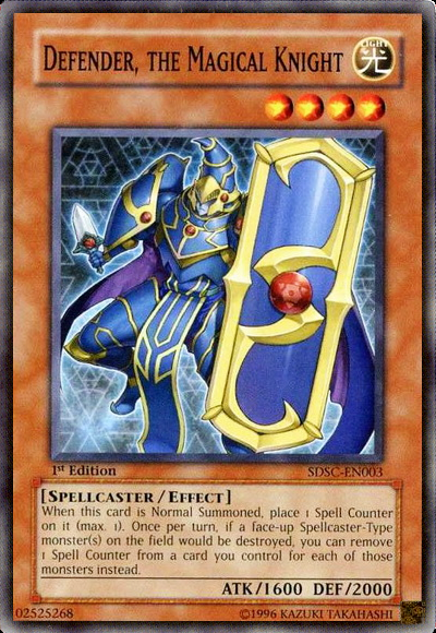Defender, the Magical Knight, Spellcaster's Command Structure Deck · SDSC-EN003