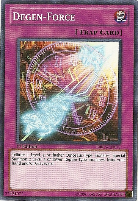Degen-Force, Order of Chaos Sneak Peek Participation Card · ORCS-EN073