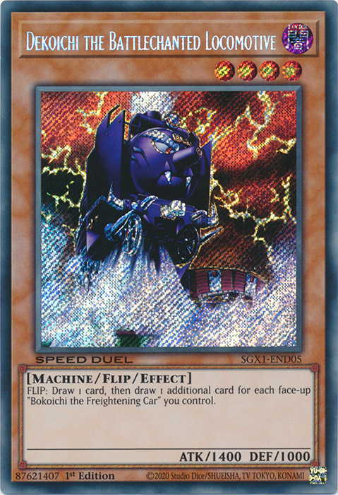 Dekoichi the Battlechanted Locomotive, Speed Duel GX: Duel Academy Box · SGX1-END05